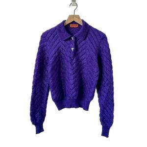 Missoni Vintage Purple Mohair Sweater Size S